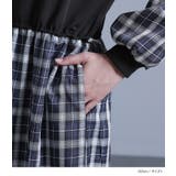 kOhAKUプリーツ切替チェックワンピース | osharewalker | 詳細画像14 