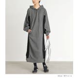 n'OrLABEL異素材配色スウェットワンピース | osharewalker | 詳細画像9