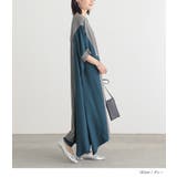 n'OrLABEL配色異素材切替えワンピース  | osharewalker | 詳細画像8 