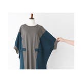 n'OrLABEL配色異素材切替えワンピース  | osharewalker | 詳細画像14 