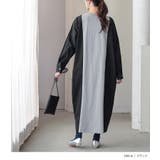 n'OrLABELベルト付き異素材配色ワンピース | osharewalker | 詳細画像11