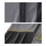 kOhAKU異素材配色切替シャツワンピース  | osharewalker | 詳細画像17 