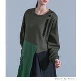kOhAKU異素材3配色切替ワンピース | osharewalker | 詳細画像6