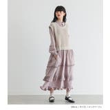 somari imaginationニットドッキングフリルデザインワンピース | osharewalker | 詳細画像10