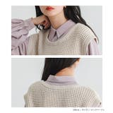 somari imaginationニットドッキングフリルデザインワンピース | osharewalker | 詳細画像14