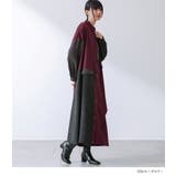 kOhAKU配色異素材ドッキングワンピース  | osharewalker | 詳細画像14 