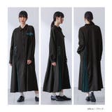 kOhAKU配色アシメプリーツシャツワンピース | osharewalker | 詳細画像11