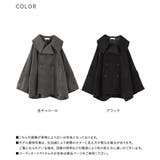 n'OrLABELビッグ袖ダブル前コート | osharewalker | 詳細画像20