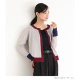 n'OrLABEL配色シアーニットカーディガン | osharewalker | 詳細画像9 