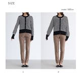 n'OrLABEL透かし編みボーダー柄ニットカーディガン | osharewalker | 詳細画像17 