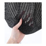 『n'OrLABELラメメッシュ編みニット』 | osharewalker | 詳細画像16 