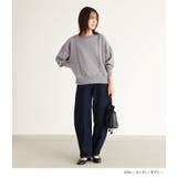 n'OrLABEL配色ステッチ裏毛スウェット  | osharewalker | 詳細画像8 