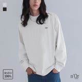 n'OrLABEL刺繍ロゴロンT | osharewalker【MEN】 | 詳細画像1