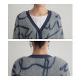 n'OrLABELVネックフェザーヤーンカーディガン | osharewalker | 詳細画像14