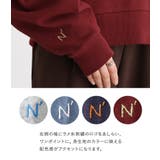 n'OrLABEL立体袖ワンポイント刺繍スウェット | osharewalker | 詳細画像3