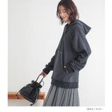 n'OrLABEL袖ギャザーフードスウェット | osharewalker | 詳細画像8 