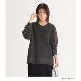 n'OrLABEL異素材切り替えニットプルオーバー | osharewalker | 詳細画像5