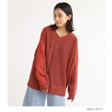 n'OrLABEL異素材切り替えニットプルオーバー | osharewalker | 詳細画像2