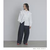 somari imaginationストライプフリルブラウス | osharewalker | 詳細画像4 