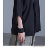 kOhAKUキルティング切替プリーツシャツ | osharewalker | 詳細画像13 