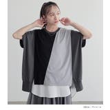 n'OrLABEL３配色ドルマンカットソー | osharewalker | 詳細画像6 