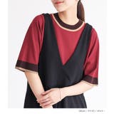 n'OrLABEL3配色5分袖ニット | osharewalker | 詳細画像12