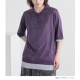 n'OrLABELレイヤード風配色シアーポロニット | osharewalker | 詳細画像15 