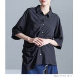 kOhAKU2wayスリーブドレープシャツ | osharewalker | 詳細画像4 