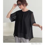 n'OrLABELバックプリーツインナー付きブラウス | osharewalker | 詳細画像12 
