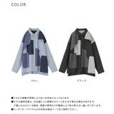 kOhAKU配色パッチワークシャツ | osharewalker | 詳細画像18 