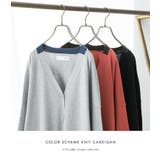 n'OrLABEL配色ゆったりニットカーディガン  | osharewalker | 詳細画像7 