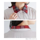 somari imaginationレイヤード風フリルチェックシャツ | osharewalker | 詳細画像14 