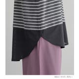 n'OrLABEL異素材ボーダーレイヤードカットソー | osharewalker | 詳細画像17 