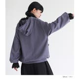 somari imaginationテープレーススウェットパーカー  | osharewalker | 詳細画像4 