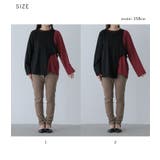 kOhAKU配色レイヤードライクカットソー | osharewalker | 詳細画像20 