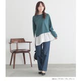 n'OrLABEL異素材アシンメトリーカットソー | osharewalker | 詳細画像12 