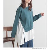 n'OrLABEL異素材アシンメトリーカットソー | osharewalker | 詳細画像13 