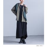 kOhAKU異素材ギャザー切替パーカー  | osharewalker | 詳細画像7 