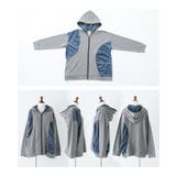 kOhAKU異素材ギャザー切替パーカー  | osharewalker | 詳細画像16 