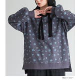 somari imagination花柄サーマルフードカットソー  | osharewalker | 詳細画像5 