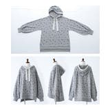 somari imagination花柄サーマルフードカットソー  | osharewalker | 詳細画像15 