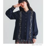 somari imaginationスカラップ襟刺繍デザインブラウス | osharewalker | 詳細画像7