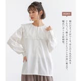 n'OrLABELレースセーラーカラーシャツ | osharewalker | 詳細画像5