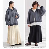 n'OrLABELWジップダンボールニットパーカー | osharewalker | 詳細画像10