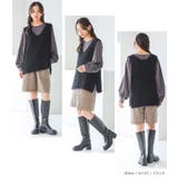 n'OrLABELニットベスト&ブラウスセット | osharewalker | 詳細画像12