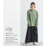 n'OrLABELパーカー風ネックデザインカットソー | osharewalker | 詳細画像7