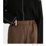 n'OrLABEL裏フリースセミワイドパンツ | osharewalker | 詳細画像4 