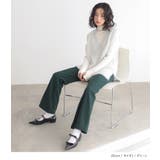 n'OrLABEL裏起毛カットジョーゼットフレアパンツ | osharewalker | 詳細画像8 