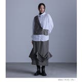 kOhAKUタックドレープナロースカート | osharewalker | 詳細画像12