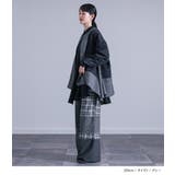 kOhAKUチェック切替ワイドパンツ | osharewalker | 詳細画像5